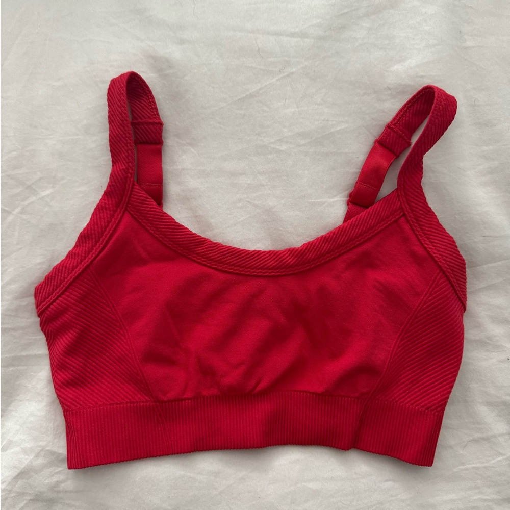 Seamless Red Wireless Bralette - old navy